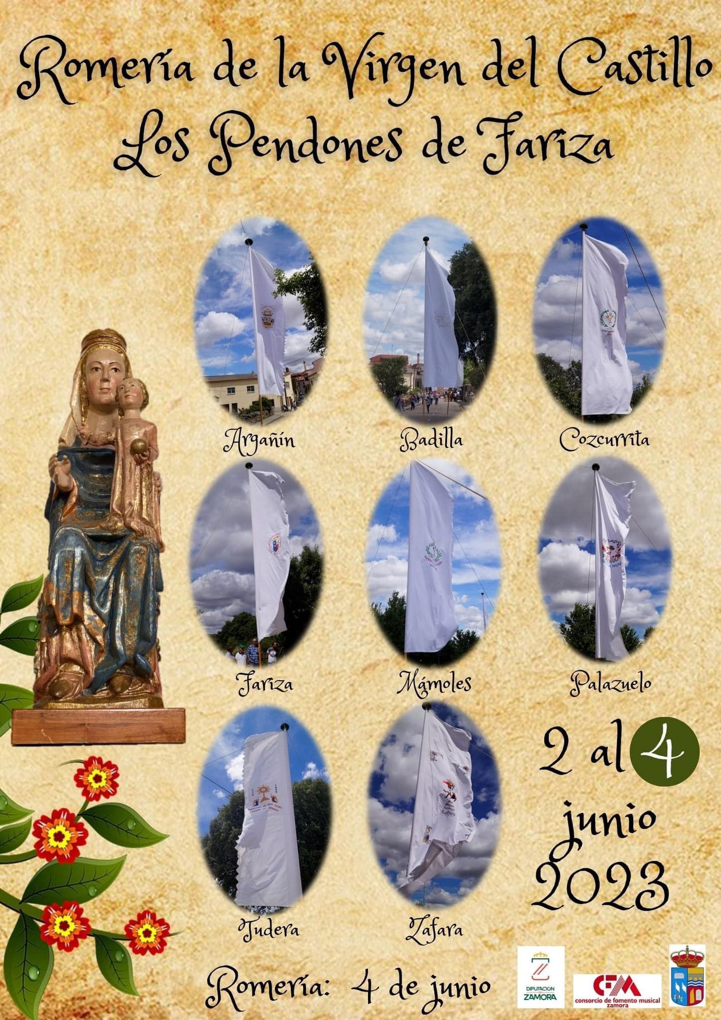 Romería de los Viriatos en honor de la Virgen del Castillo 2023 Fariza